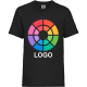 Camiseta manga corta de niño value weight Fruit Of The Loom 165 negro