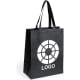 Bolsa personalizada con fuelle de non woven 80g/m2 de colores negro