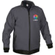 Chaqueta de softshell de niño alaska Valento gris carbon