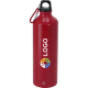 Bidón personalizado de aluminio reciclado (800 ml) rojo