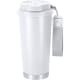 Vaso térmico acero inox reciclado doble sistema de bebida (500 ml) blanco
