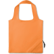 Bolsa plegable personalizada de poliéster de colores 40 x 38 cm naranja