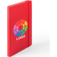 Libreta para empresas de notas con lineas 14,7 x 21 cm rojo
