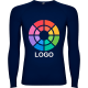 Camiseta térmica profesional con tejido reforzado Prime Roly 200 azul marino
