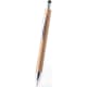 Bolígrafo puntero táctil negro personalizado eco de bambú