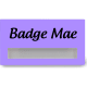 Placa identificativa magnética a todo color (forma rectangular)