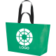 Bolsa publicitaria de gran capacidad en PP-woven laminado 120 g/m² verde
