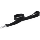 Lanyard publicitario simple 2 cm ancho con mosquetón negro
