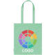 Bolsa eco personalizada de algodón reciclado grs de colores pastel 140g/m2 verde