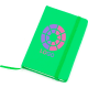 Bloc mediano personalizado con banda elástica 9,3 x 14,3 cm verde