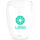 Set de 2 vasos isotérmicos con doble pared (350ml) transparente