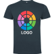 Camiseta manga corta costura lateral Dogo Premium Roly 165 ebano
