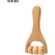 Masajeador personalizado de madera con rodillos revitalizantes