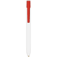 Bolígrafo media clic blanco personalizado BIC blanco/rojo