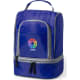 Nevera portatil de 2 compartimentos azul