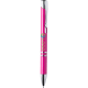 Bolígrafo personalizado en plastico y aluminio fucsia