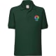 Polo publicitario de niño Fruit Of The Loom 170 180 verde botella
