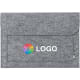Funda de portátil eco personalizada de plástico reciclado gris