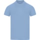 Polo pique 100% algodón manga corta Charles 180 azul claro
