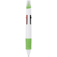 Bolígrafo con  4 colores y subrayador verde