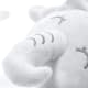 Doudou elefante blanco personalizado con nudos relajantes