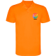 Polo técnico personalizado de niño Monzha Roly 150 naranja fluor