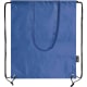 Bolsa mochila personalizada RPET 210T con asas y cuerdas azul