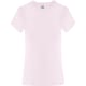 Camiseta 100% algodón ring spun cuello redondo de mujer Epika 150 rosa