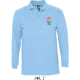 Polo pique manga larga winter ii Sols 210 azul celeste