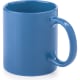 Taza en amplia gama colores personalizada por 1 cara (370 ml) azul claro