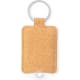 Llavero linterna de corcho con luz LED personalizada natural