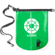 Bolsa estanca personalizada impermeable de ripstop (9 L) verde