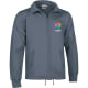 Sudadera cremallera entera y bolsillos cactus Valento 295 gris cemento