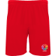 Pantalón corto deportivo de niño Dortmund Roly rojo