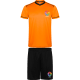 Conjunto deportivo de camiseta y pantalón United Roly naranja/negro