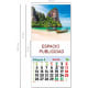 Mini calendario con imán 2025 prefabricado para nevera CN49/playa
