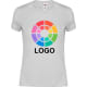 Camiseta algodón suave corte entallado de mujer Iconic Fruit Of The Loom 150 gris