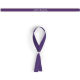 Pulsera de poliéster ajustable para boda morado