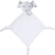 Doudou elefante blanco personalizado con nudos relajantes blanco