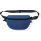 Riñonera de poliéster 600D RPET con cinta ajustable azul