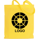 Bolsa de tela non woven publicitaria termosellada 36x40 cm 80 g/m² amarillo