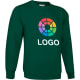 Sudadera clasica personalizada de niño dublin Valento 295 verde botella