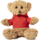 Peluche personalizado osito cariñoso con camiseta de colores