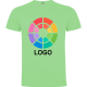 Camiseta manga corta costura lateral Dogo Premium Roly 165 verde oasis