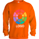 Sudadera adulto cuello redondo 280 gr/m2 SWC280 Keya 280 naranja