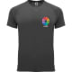 Camiseta técnica personalizada manga ranglán Bahrain Roly 135 gris plomo oscuro