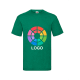 Camiseta manga corta value weight Fruit Of The Loom 165 verde jaspeado