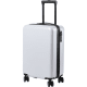 Maleta rígida resistente personalizada con cierre de seguridad tsa  blanco
