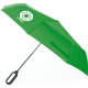 Paraguas plegable de 8 paneles con sistema antiviento verde
