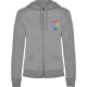 Sudadera con capucha forrada a tono de mujer Veleta Roly 280 gris vigore